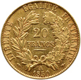 Francja - 20 franków 1850 - CERES -  Paryż