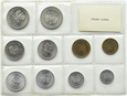 Polska, PRL, zestaw monet w blistrze 1975, UNC