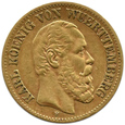 Niemcy, Wirtembergia, Karl, 10 marek 1876 F, Stuttgart
