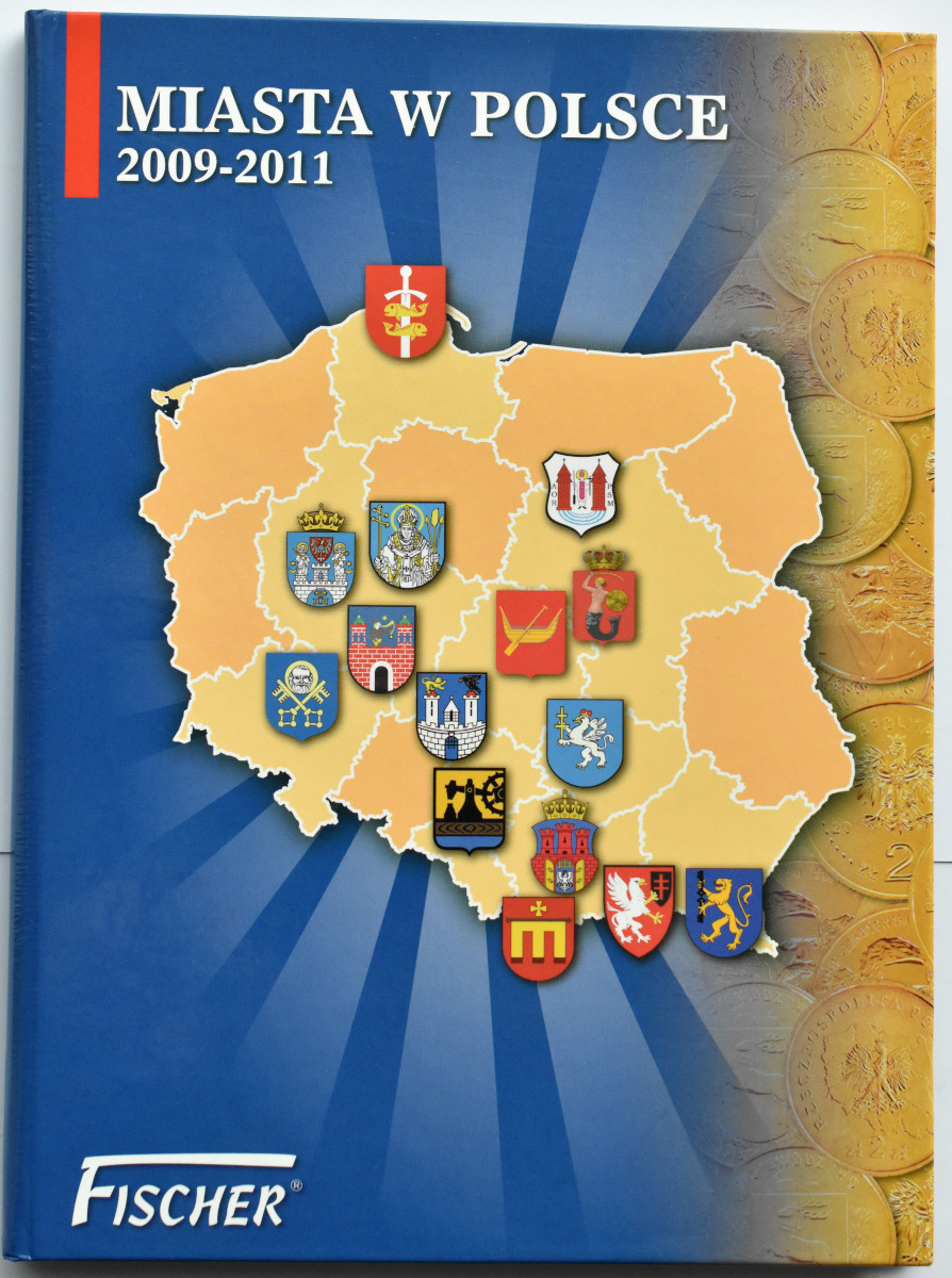 POLSKA - ZESTAW DWUZŁOTÓWEK 2009-2011, Miasta