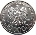 POLSKA - SOLIDARNOŚĆ  100000 złotych 1990- odmiana 