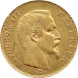 Francja, Napoleon III, 50 franków 1857 A, Paryż