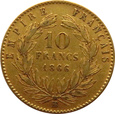 Francja - 10 franków 1866 A - Strasburg