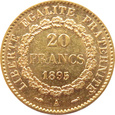 FRANCJA - Republika, 20 franków 1895 Paryż