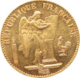 FRANCJA - Republika, 20 franków 1895 Paryż