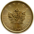 Kanada, 5 dolarów 2016, 1/10 uncji