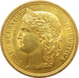 SZWAJCARIA - 20 franków 1883 B - piękne