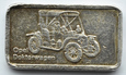 SZTABKA DEGUSSA - 1 UNCJA  SREBRA - Opel