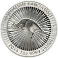 Australia, Kangur  2016, uncja srebra, UNC