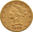 USA, 10 dolaróww 1906, Filadelfia