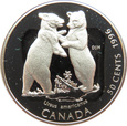 KANADA - 50 centów 1996 - niedźwiadki