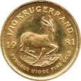 RPA, 1/10 uncji, krugerrand 1981, PRETORIA