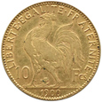 Francja, 10 franków 1900, kogut, Paryż  