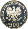 POLSKA - SOWA - 500 ZŁOTYCH  1986