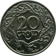 POLSKA - 20 GROSZY 1923