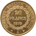 FRANCJA - Republika, 20 franków 1879 - Paryż 