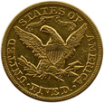 USA  -  5 DOLLARÓW  1879  ZŁOTO 
