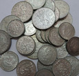 HOLANDIA - zestaw srebrnych guldenów 272 gramy