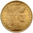 Francja - Kogut, 10 franków 1914 A - Paryż - PIĘKNE!!!