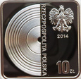POLSKA -  10  ZŁOTYCH  2014 - GRZEGORZ CIECHOWSKI - kwadratowa