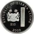 Sierra Leone, 10 dolarów 2009, Betlejem