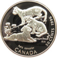 KANADA - 50 centów 1996 - tygrysy