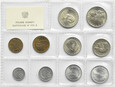 Polska, PRL, zestaw monet w blistrze 1975, UNC