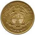 RPA, 1/2 funta 1896, rzadszy typ monety