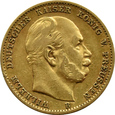 NIEMCY, Prusy, Wilhelm I, 10 MAREK 1872 B, Hannover 