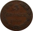 POLSKA - 3 GROSZE  1838 MW