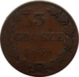 POLSKA - 3 GROSZE  1838 MW