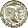Niemcy, Wirtembergia, Wilhelm i Charlotte, 3 marki 1911 F, REWELACYJNA