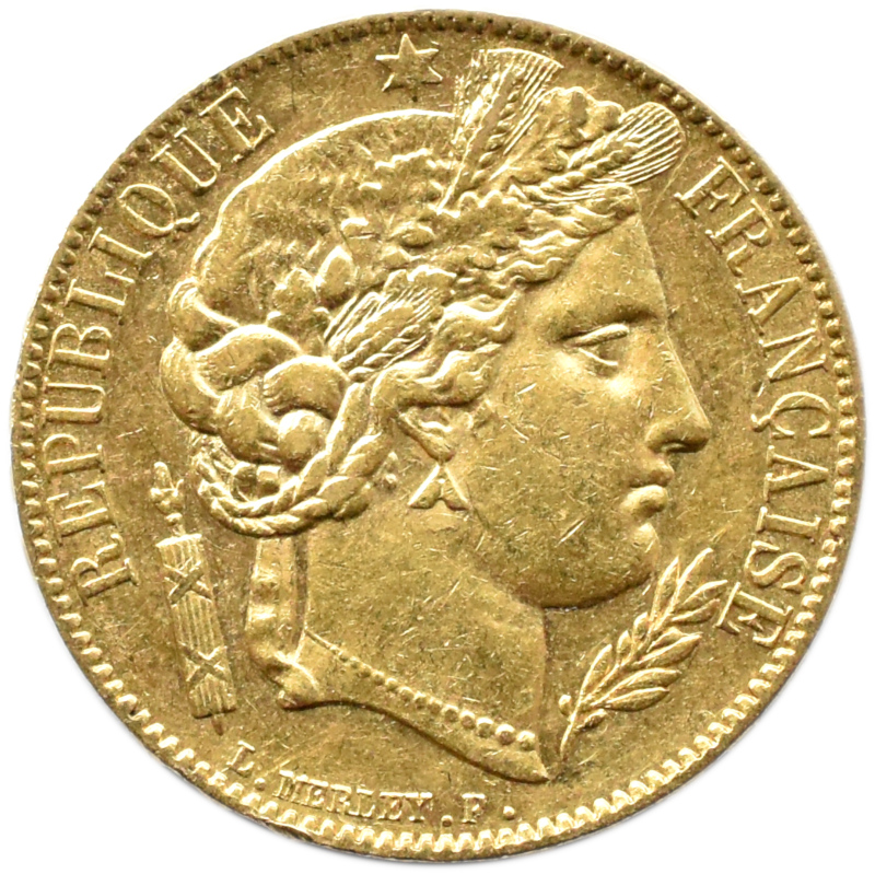 Francja, Ceres, 20 franków 1850, Paryż