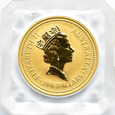 Australia, 100 dolarów 1991, KANGUR, uncja złota