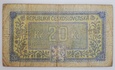 20 koron 1945 Czechosłowacja seria HY