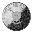 ZIEMIA moneta 500 franków CFA Ag999 - NOWOŚĆ