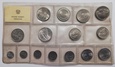 Set menniczy (zgrzewka) PRL 1949 - 1976 , 1 gr - 20 zł Rybak, Jagody 