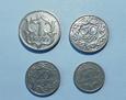 Zestaw monet 10,20,50 groszy 1923 1 złoty 1929