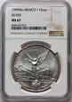 Meksyk, 1 onza 1999 Mo, Libertad, NGC MS67