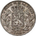 5. Belgia, Leopold II, 5 franków 1868