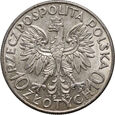 Polska, II RP, 10 złotych 1932, Głowa Kobiety