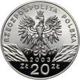 235. Polska, III RP, 20 złotych 2003, Węgorz Europejski