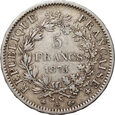 Francja, 5 franków 1875 A, Herkules