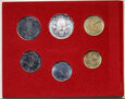 Watykan, zestaw 6 monet 1980, Anno II, Jan Paweł II