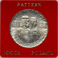 1. Polska, PRL, 100 złotych 1966, Mieszko i Dąbrówka, PRÓBA