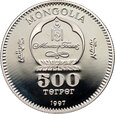 Mongolia, 500 turgików 1997, Unicef, #V23