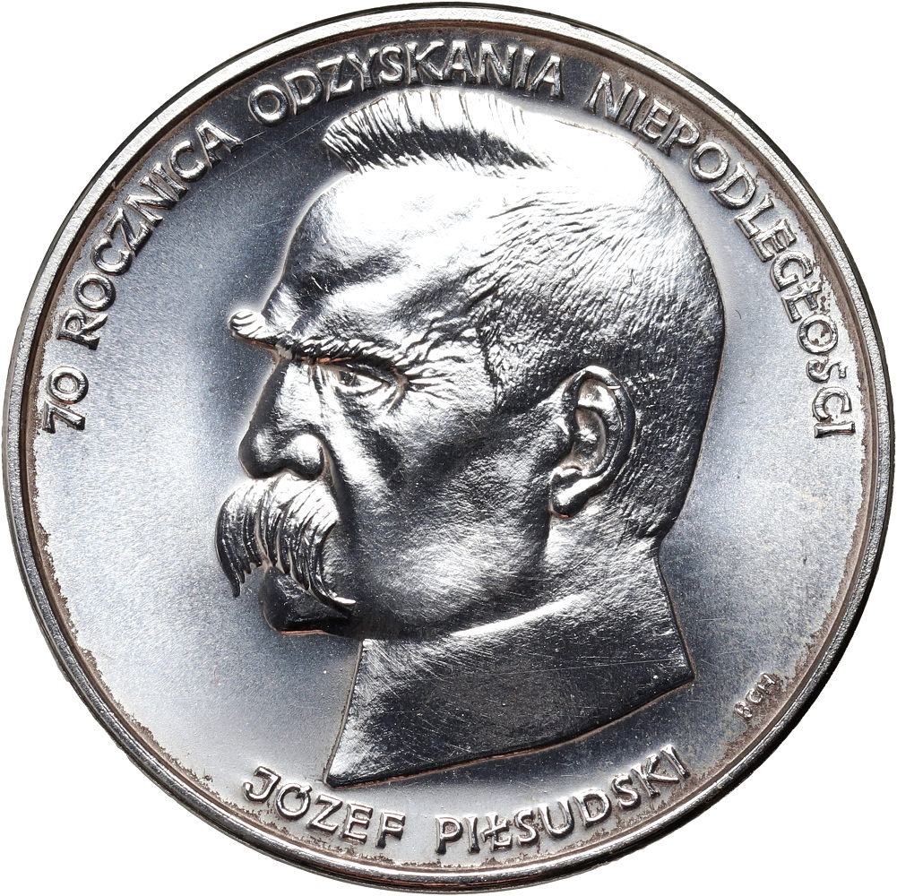 21. Polska, PRL, 50000 złotych 1988, Józef Piłsudski