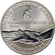46. USA, dolar 1995 P, Olimpiada Atlanta 1996, PROOF #AR