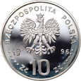 5. Polska, III RP, 10 złotych 1996, Zygmunt II August, Popiersie