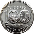 36. Kanada, Elżbieta II, dolar 1974, 100 Lat Winnipeg